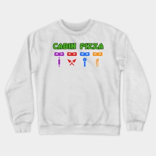 Cabin Pizza Turtles Crewneck Sweatshirt